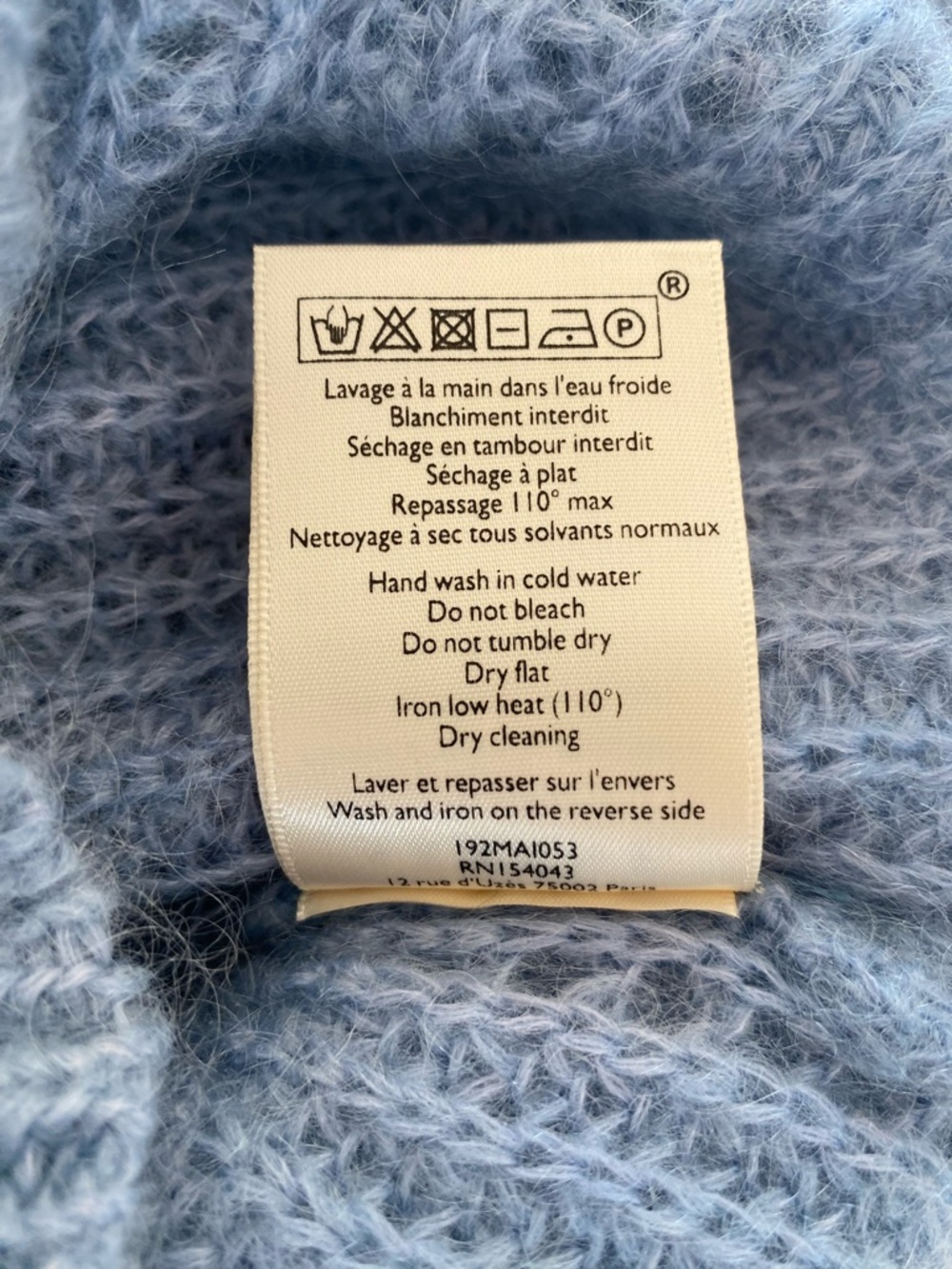 Sezane Paulin Sweater XS blue - Picture 6 of 6